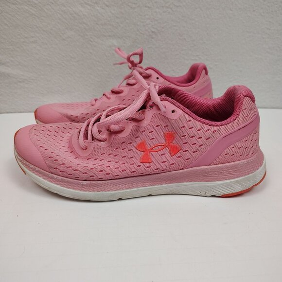 Under Armour Charged Impulse Running Shoe Women's 5.5Y Pink Sneaker - Picture 1 of 13